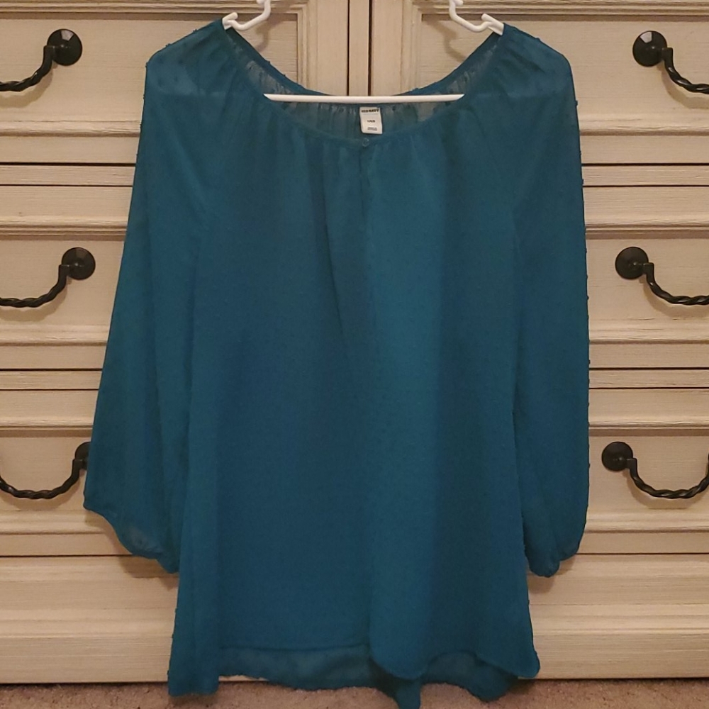 Old Navy sheer top.